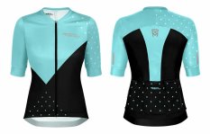 dres ROCK MACHINE Catherine Pro černo/světle modrý