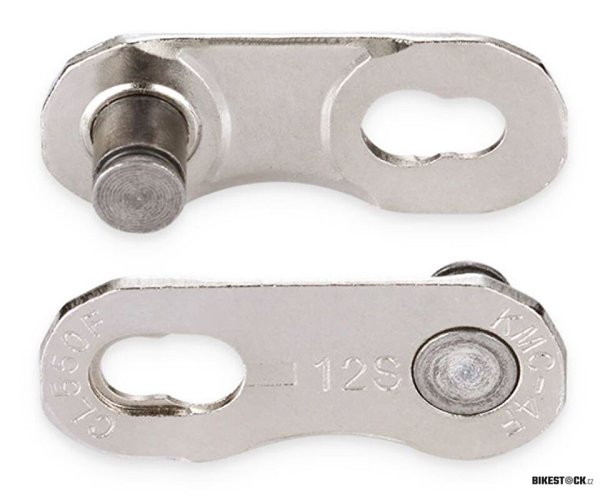 spojka řetězu KMC X Flattop NR Silver 2 ks na blistru, cena za balení
