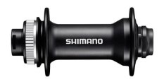 náboj disc SHIMANO HB-MT400 32děr Center lock 15mm e-thru-axle 100mm přední černý