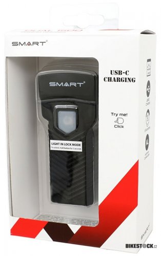 světlo přední SMART Dual 1500, dobíjecí, 1500Lm