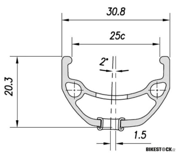 ráfek MACH1 28" Kargo  disc 36/1nýt černý