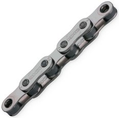 řetěz KMC Z1 eHX E-bike EPT, tm. stříbrný v krabičce 128 čl. narrow, vnitřní šířka 4,6 mm