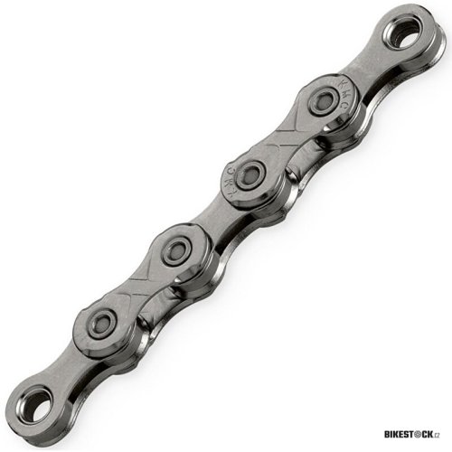 řetěz KMC X-10 šedý balení PE, 116 čl.