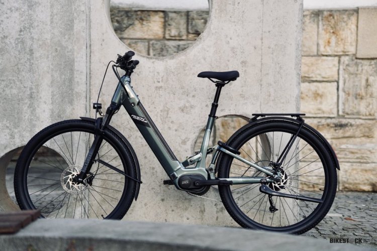 elektrokolo Rock Machine Crossride e450 FS Touring Ocean Grey/Black