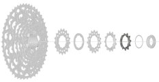 pastorek SHIMANO 11 zubů pro 11 pastorkový systém CS-LG700 Linkglide