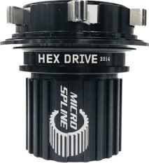 zadní náboj SPANK HEX J-Type Boost 32 děr - ořech Microspline, černá