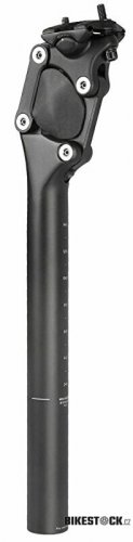 sedlovka odpružená M-WAVE Paralelogram 30,9/350mm černá