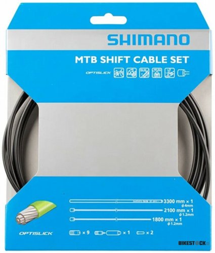 set s lanky a bowdenem řadicí SHIMANO Oplislick MTB (bowden OT-SP41 černý)