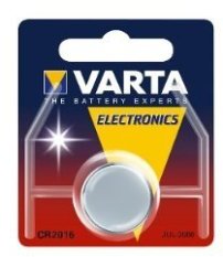 baterie Varta 2016 CR do computerů a pulsmetrů