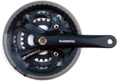 kliky SHIMANO Acera FC-M361 , černé, s krytem, pro osu čtyřhran
