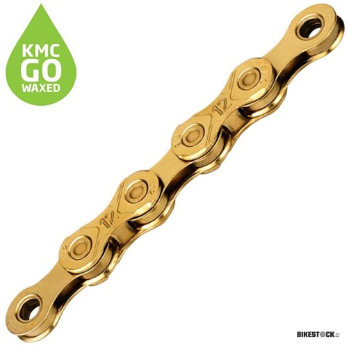 řetěz KMC X-12 Ti-N zlatý v krabičce 126 čl. WAX