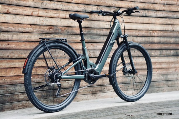 elektrokolo Rock Machine Crossride e450 FS Touring Ocean Grey/Black