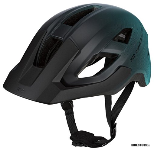 přilba KED Embrace Jr. S/M Teal Black Matt 52-58 cm