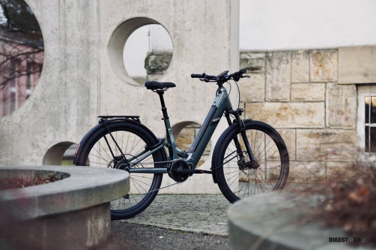 elektrokolo Rock Machine Crossride e450 FS Touring Ocean Grey/Black