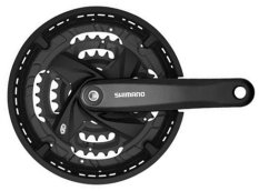 kliky SHIMANO Acera FC-M371-L, 175mm, 44-32-22 zubů, černé, s krytem ,9 speed, pro osu 4HR, v krab.