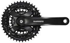 kliky SHIMANO Tourney FC-TY501-L, 175mm, 42-34-24 zubů, černé