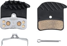 brzdové destičky SHIMANO H03C-MF s chladičem čtyřpístkové