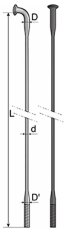 drát MACH1 Air1+ zeslabovaný 2/1,5/2 černý 296mm