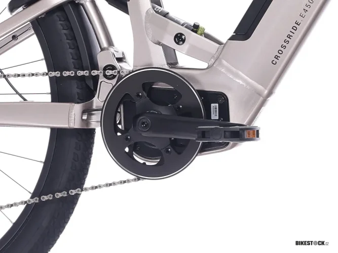 elektrokolo Rock Machine Crossride e450 FS Touring Sand Grey/Black