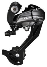 měnič SHIMANO Altus RD-M370SGS, 9 speed černý