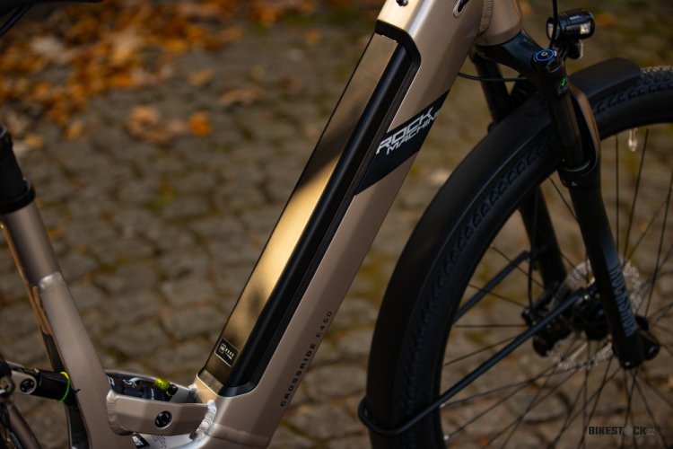 elektrokolo Rock Machine Crossride e450 FS Touring Sand Grey/Black