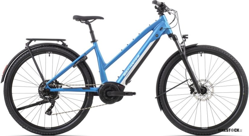 elektrokolo ROCK MACHINE Torrent e50-29 Bosch Touring Easy Entry Matte Blue/Silver