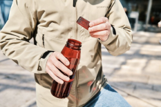 lahev FIDLOCK Bottle Twist Life 700 ml červená + Bike Base