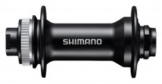 náboj disc Shimano HB-MT400 32děr Center Lock 15mm e-thru-axle 100mm přední černý v krabičce