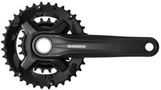 kliky SHIMANO FC-MT210-B2, 175mm 36-22 zubů, černé, 9 speed, bez krytu, Boost, bez pouzdra