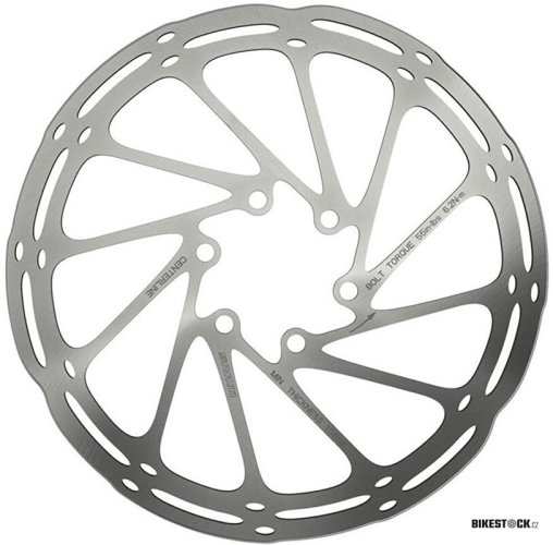brzdový kotouč SRAM Centerline 160mm , 6 děr, Rounded