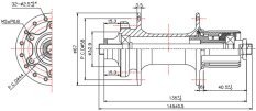 brzdový kotouč SHIMANO Deore SM-RT54 180mm Center lock, v krabičce