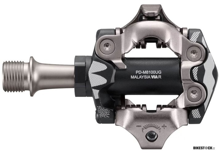 pedály SHIMANO SPD GRX PD-M8100-UG s kufry SM-SH51 (v krabičce)
