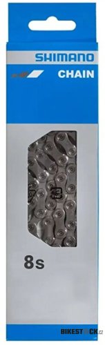 řetěz SHIMANO CN-HG71 8 sp. 116 článků, v krabičce