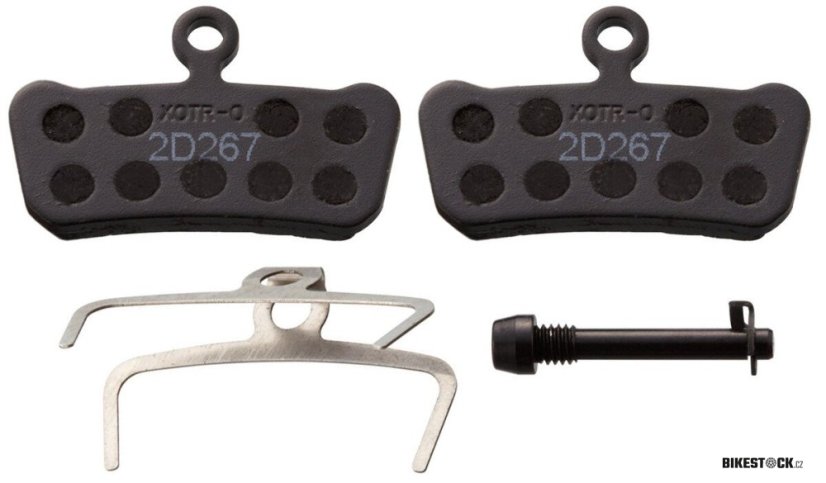 brzdové destičky Avid Trail/Guide/G2/Level organické, čtyřpístkové