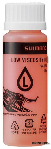 minerální olej hydraulický SHIMANO nízkoviskózní 100 ml SM-LVOIL