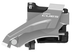 přesmykač SHIMANO Cues FD-U4000-L 10,9 speed O 34,9 mm (O 31,8 a 28,6 mm ) Top Swing, v krabičce