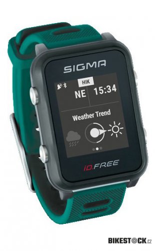 pulsmetr (chytré hodinky) SIGMA iD.FREE zelené