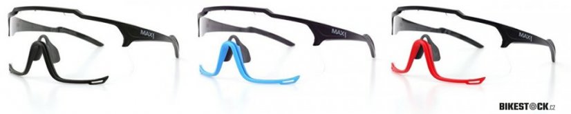 brýle MAX1 Hunter černo/červené