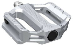 pedály SHIMANO  PD-EF202 Flat stříbrné, v krabičce
