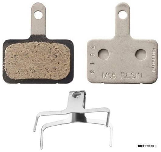 brzdové destičky SHIMANO M05-RX polymer, v krabičce
