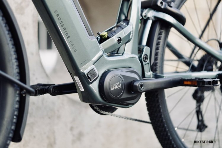 elektrokolo Rock Machine Crossride e450 FS Touring Ocean Grey/Black