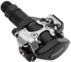 pedály SHIMANO SPD PD-M505L černé s kufry SM-SH51, v krabičce