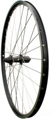 zapletené kolo 26" Shimano V-brake zadní 8-11sp. černé/stříbrné
