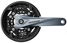kliky SHIMANO Acera FC-M3000 175mm 40x30x22, stříbrno/černé,s krytem ,9 speed, osa čtyřhran,v krab.