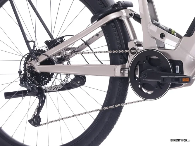 elektrokolo Rock Machine Crossride e450 FS Touring Sand Grey/Black
