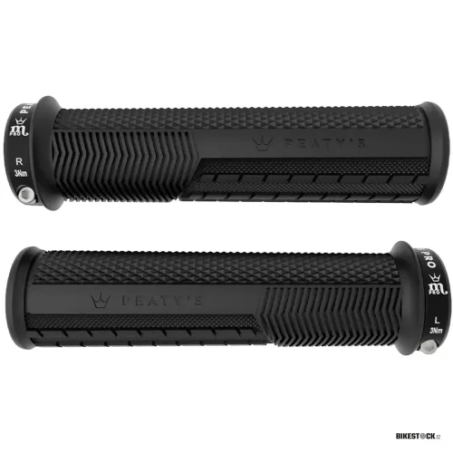 gripy PEATY'S Monarch PRO Knurl Thin 30-32 mm černé