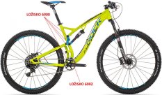 ložisko 6900 2RS pro rámy Rock Machine Blizzard