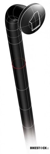 drát MACH1 nerez černý 256mm