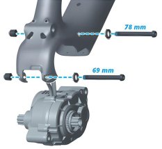 šroub motoru AVINOX M1 zadní
