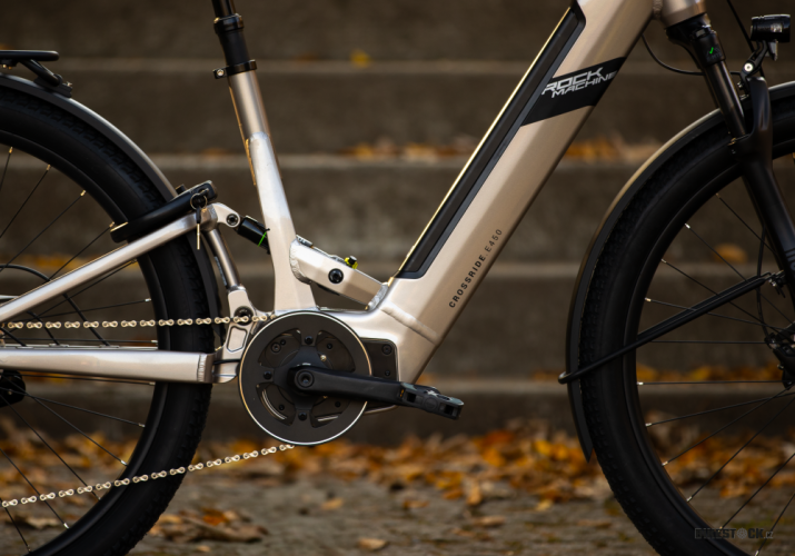 elektrokolo Rock Machine Crossride e450 FS Touring Sand Grey/Black